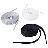 3 Pairs 3 Colors Polyester Cord Shoelace AJEW-TA0002-36A-2