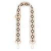 Rhombus Pattern Adjustable Cotton Bag Strap FIND-WH0092-45-1