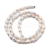 Natural Baroque Keshi Pearl Beads Strands PEAR-P064-06A-01A-3