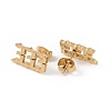 Number Earrings X-EJEW-F286-01G-G-2