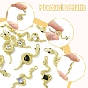 12Pcs 2 Styles Rack Plating Alloy Pendants FIND-FS0003-69-2