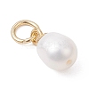 Natural Cultured Freshwater Pearl Rice Charms PALLOY-JF04830-4