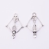 Alloy Pendants PALLOY-WH0076-44AS-RS-1