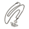 Hollow Butterfly 201 Stainless Steel Pendant Necklaces for Women NJEW-M105-08P-2