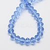 Handmade Imitate Austrian Crystal Faceted Rondelle Glass Beads X-G02YI0A2-2