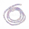 Electroplate Glass Beads Strands EGLA-S192-001A-B11-4