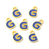 Alloy Enamel Pendants ENAM-P247-01MG-G-3