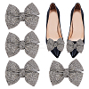 4Pcs Rhinestone Shoe Buckle Clips FIND-FG0003-13A-1
