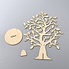 Wooden Earring Display Tree Stands ODIS-WH0038-26-2