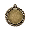 Tibetan Style Pendant Cabochon Settings LS-TIBE-21668-AB-NR-1