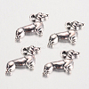 Tibetan Style Alloy Sausage Dog/Dachshund Pendants LS-TIBEP-2547-AS-FF-2