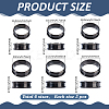 30Pcs 6 Styles 201 Stainless Steel Grooved Finger Ring Settings STAS-ME0003-12EB-2