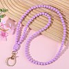 1Pc Silicone ID Card Neck Strap Card Holder NJEW-SW00027-04-3