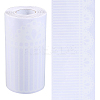 PVC Waterproof Self-adhesive Lace Flower Stickers for Glass Window Decoration DIY-WH20002-636A-1