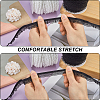1 Roll 2-Layer Nylon Pleated Elastic Lace Trim OCOR-GF0003-73B-6