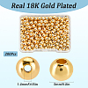 Rack Plating and PVD Vacuum Plating Brass Round Spacer Beads FIND-SP0002-24E-2