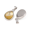 Natural Gemstone Pendants G-O176J-10M-P-2