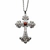 Vintage sparkling Alloy Rhinestone Cross Pendants Necklaces for Women IL0019-16-1