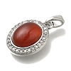 Natural Carnelian(Dyed & Heated) Pendants KK-K388-06P-2
