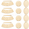 24Pcs 4 Styles Brass Connector Charms KK-CN0001-99-1