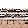 Baking Paint Transparent Glass Beads Strands DGLA-N011-6mm-09-4