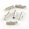 Iron Slide On End Clasp Tubes X-IFIN-R212-4.0cm-P-1