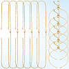 304 Stainless Steel Jewelry Sets STAS-SC0010-22G-6