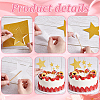 10 Boxs Paper Cake Insert Card Decoration AJEW-NB0007-11B-3