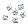 Eco-Friendly Brass Charms KK-P155-34P-02-NR-1