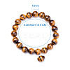 Natural Tiger Eye Round Beads Stretch Bracelets BJEW-N301-10mm-03-3