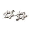 Non-Tarnish 304 Stainless Steel Pendants STAS-Q001-02P-3