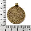 Vintage Tibetan Style Alloy Pendant Cabochon Bezel Settings TIBEP-M018-102AB-NF-4