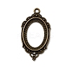Vintage Tibetan Style Alloy Pendant Cabochon Bezel Settings X-TIBEP-M018-40AB-NF-1