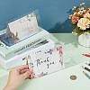Name Plastic Table Top Display Stand ODIS-WH0070-86C-3