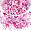 2 Bag Glass Round Beads Set JX547C-1