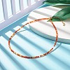 Natural Carnelian Beaded Necklaces for Women NJEW-JN03789-02-2