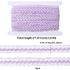 25M Nylon Elastic Pleated Lace Trim OCOR-CY0001-13D-2