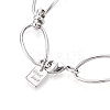Brass Chain Bracelets BJEW-N032-01P-3
