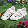 Alloy Enamel Butterfly Shoelace Charm Decoration PALLOY-NB00002-7