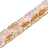 Handmade Gold Foil and Silver Foil Lampwork Beads FOIL-C001-01B-07-1