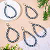 Plastic Beads Pendant Decorations HJEW-TAC0064-04-4