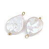 Natural Freshwater Pearl Keshi Pearl Pendants STAS-D378-06A-G-2