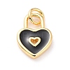Brass Enamel Pendants KK-M218-11D-RS-1