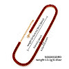 Brass Pave Rectangle Cubic Zirconia Tennis Necklaces for Women PW2283-4-1