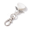 Angel Spiral Shell Pendant Decooration HJEW-JM01964-01-4