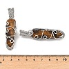 Natural Tiger Eye Pendants G-K338-28P-04-3