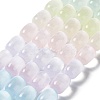 Natural Selenite Beads Strands LS-G-F750-M01-1