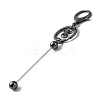 Alloy Bar Beadable Keychain for Jewelry Making DIY Crafts X-KEYC-A011-01B-2