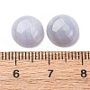 Natural Blue Lace Agate Cabochons G-O185-01A-02-3