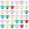 50Pcs Plating Opaque Acrylic Beads PACR-TA0001-23-2
